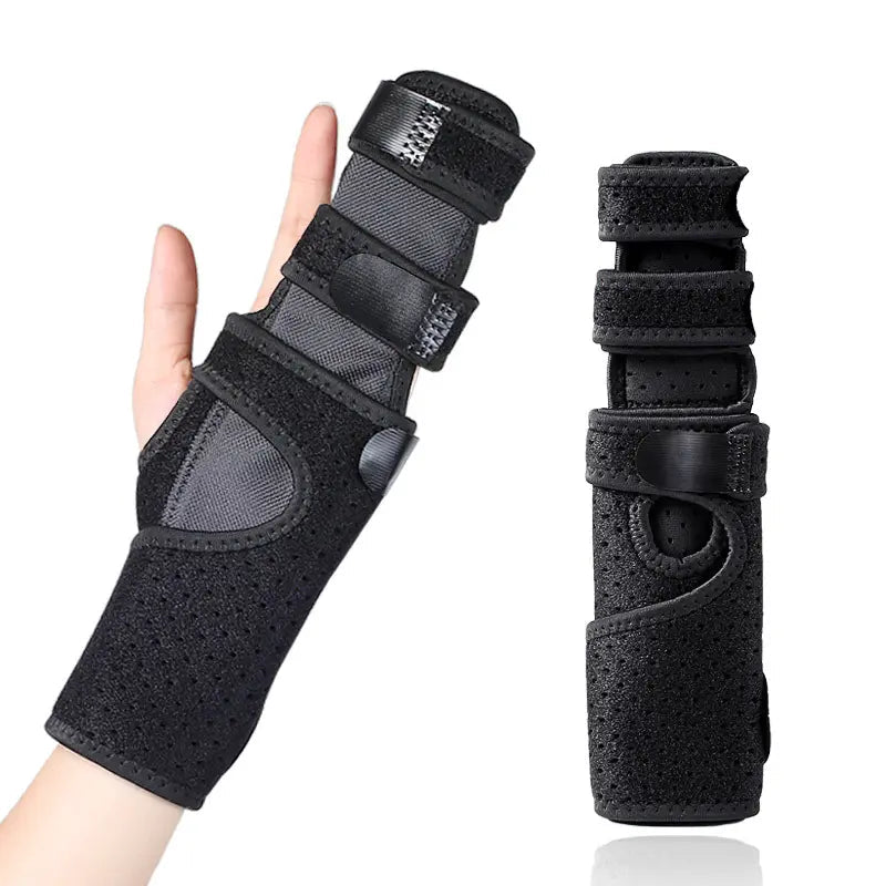 3-Fingerskena | Handledsstöd med Aluminiumskena för Optimal Stabilisering och Komfort 1
