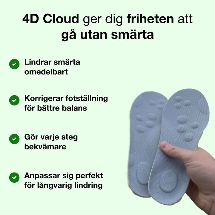 4D Cloud | Ortopediska Innersulor med Ergonomisk Design | Lindring av Fotbesvär för Aktiv Livsstil 1