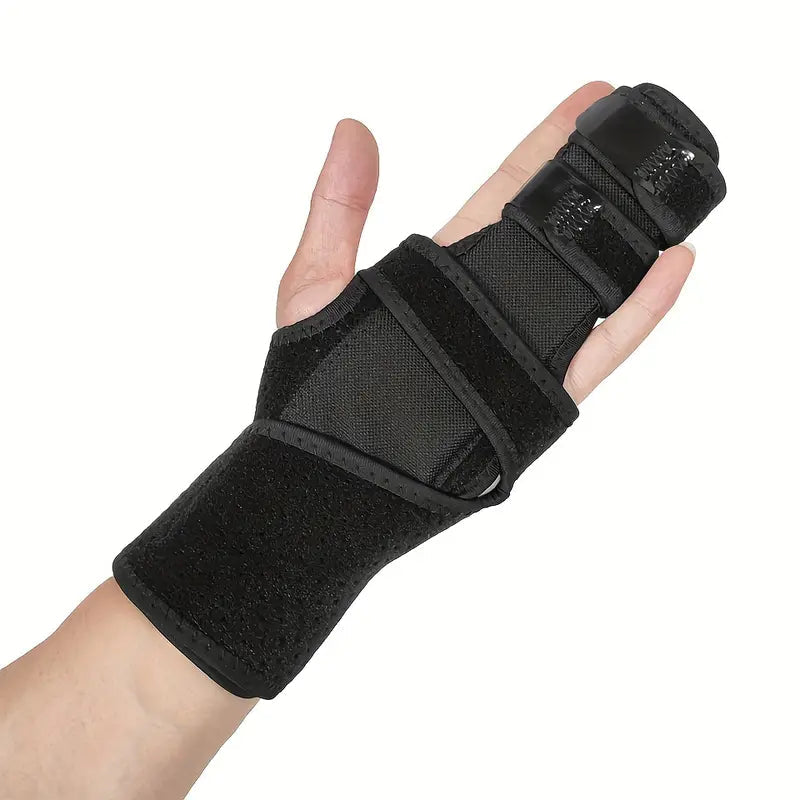 Stabil | Handledsstöd 3-Fingerskena med Aluminiumskena | Optimal Avlastning för Skadade Fingrar Lissandra.se