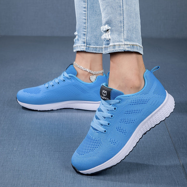 Aktiva Sneakers Dam | Andningsbar Mesh och Lättviktsdesign för Komfort 1