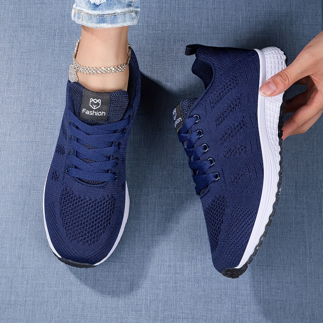 Aktiva Sneakers Dam | Andningsbar Mesh och Lättviktsdesign för Komfort 2