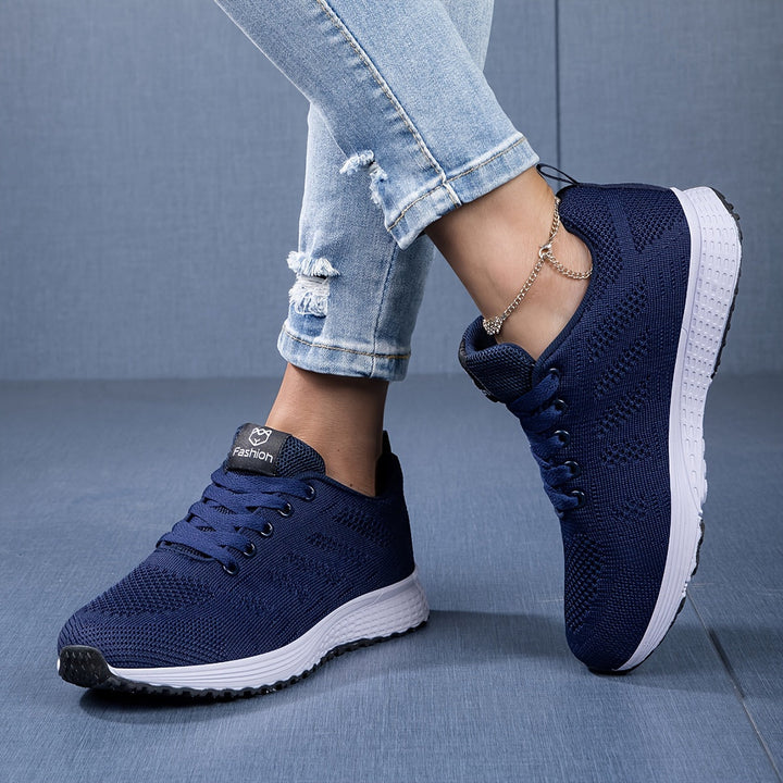Aktiva Sneakers Dam | Andningsbar Mesh och Lättviktsdesign för Komfort 3