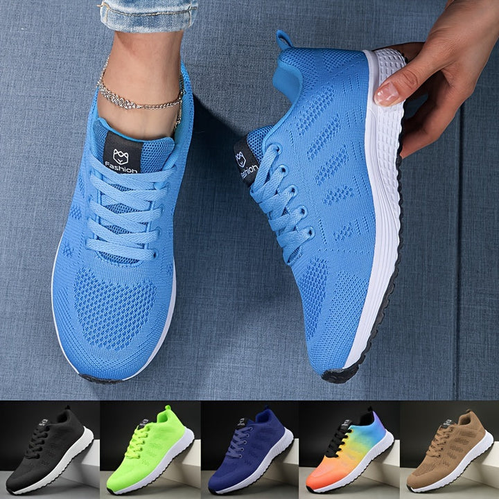 Aktiva Sneakers Dam | Andningsbar Mesh och Lättviktsdesign för Komfort 7