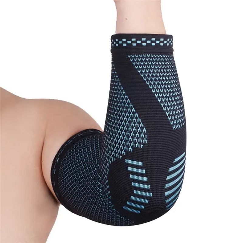 Anatomiskt Armbågsstöd | Ventilerande Kompression för Smärtlindring | Justerbar och Bekväm Design för Aktiv Livsstil 3