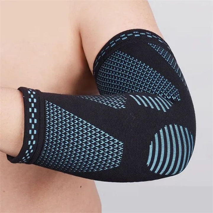 Anatomiskt Armbågsstöd | Ventilerande Kompression för Smärtlindring | Justerbar och Bekväm Design för Aktiv Livsstil 4