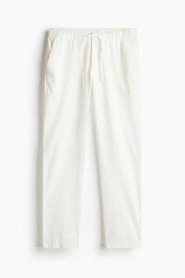 Avslappnade Byxor Herr | Mjukisbyxor med Elastisk Midja & Sidfickor | Snygg Casual Look för Komfort 0