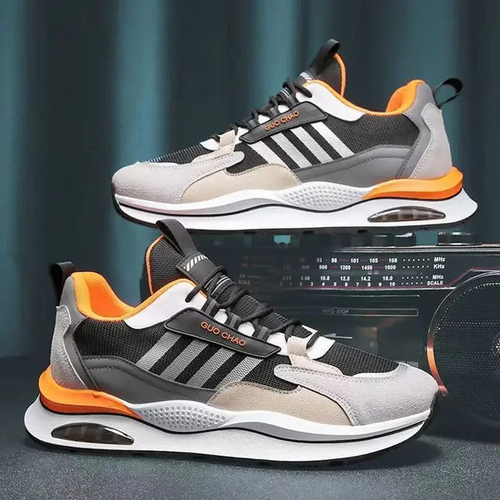 Dynamiska Sneakers Män | Flerfärgad Design med Chunky Sula | Stabilitet och Komfort för Aktiv Livsstil 1