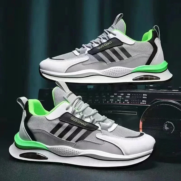 Dynamiska Sneakers Män | Flerfärgad Design med Chunky Sula | Stabilitet och Komfort för Aktiv Livsstil 3