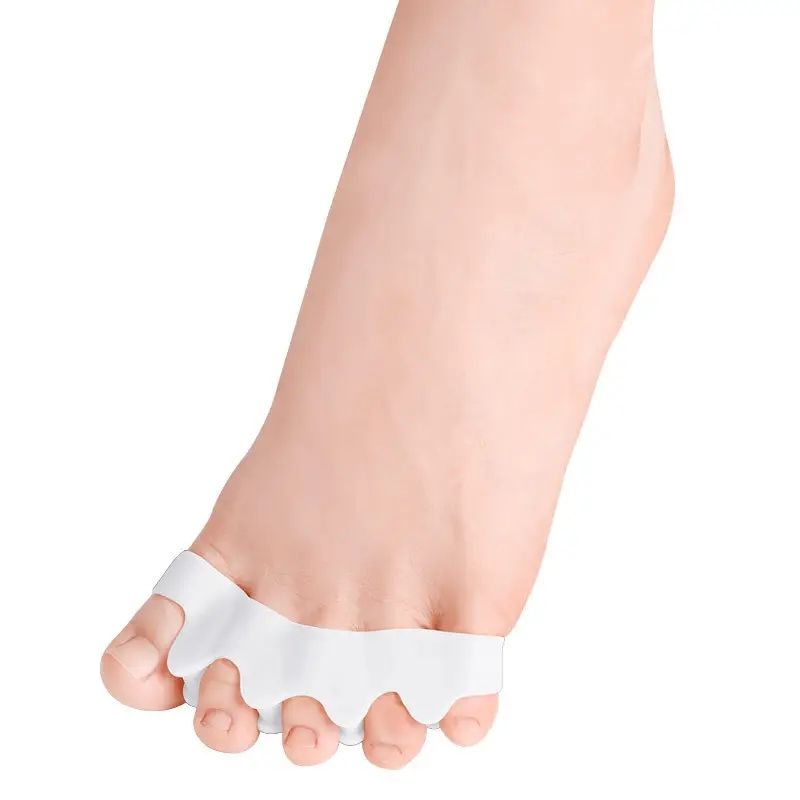 Elastisk Tåseparerare för Hallux Valgus med Silikon Skydd | Bekväm Tåspridare för Optimal Stöd 0