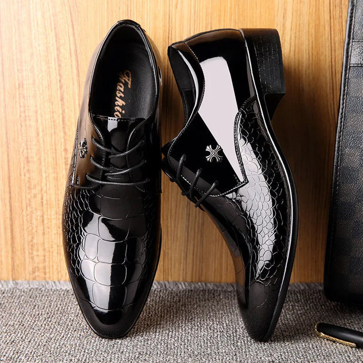 Elegance | Oxford Skor för Män med Polerad Finish | Klassisk Design för Formella Tillfällen 3