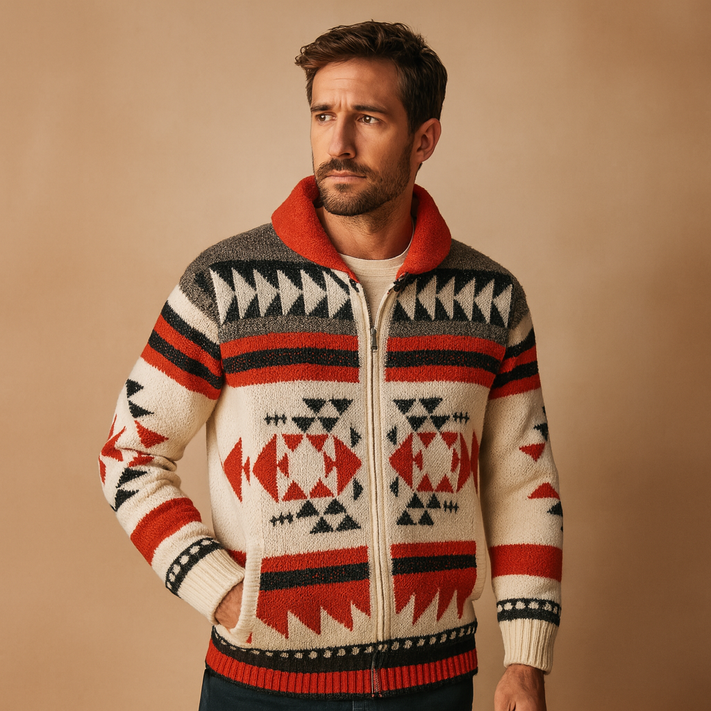 Elegant Herrkofta | Slim Fit Design med Andningsbart Material | Perfekt för Vår och Höst 0