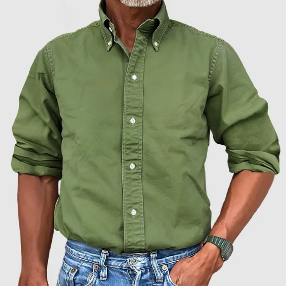 Elegant Herrskjorta | Långärmad Button-Up i 100% Bomull med Modern Design | Mångsidig Stil för Vardagsbruk 3
