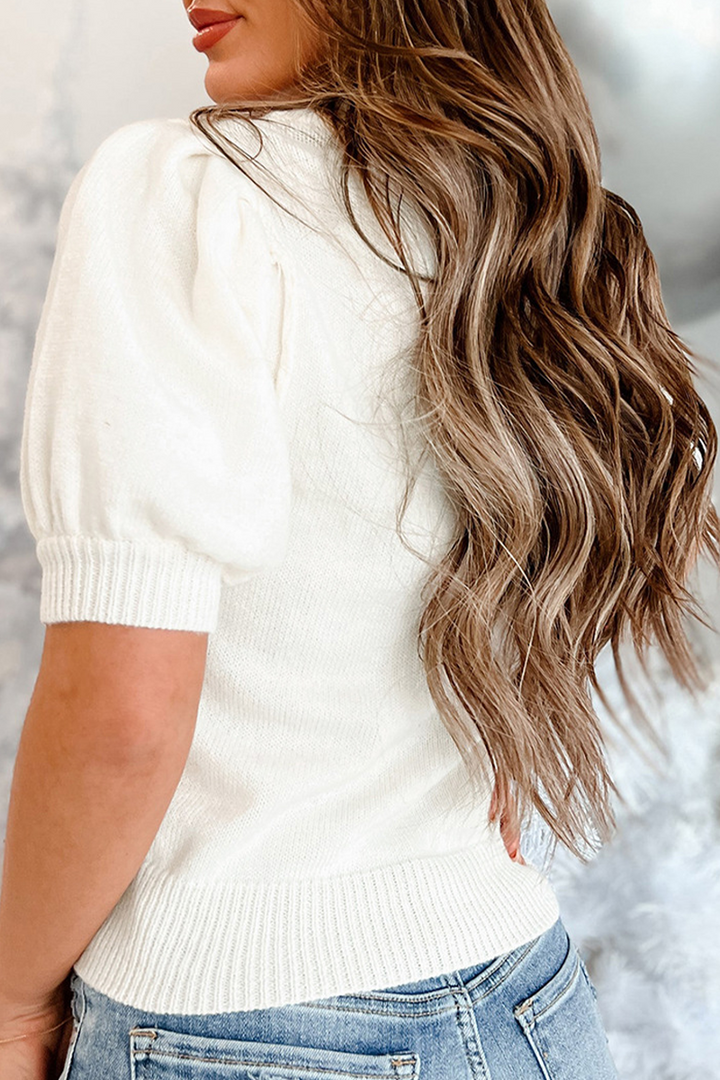 Elegant Jultröja med Turtleneck och Julgransmönster | Bekväm Festtröja för Kvinnor 1