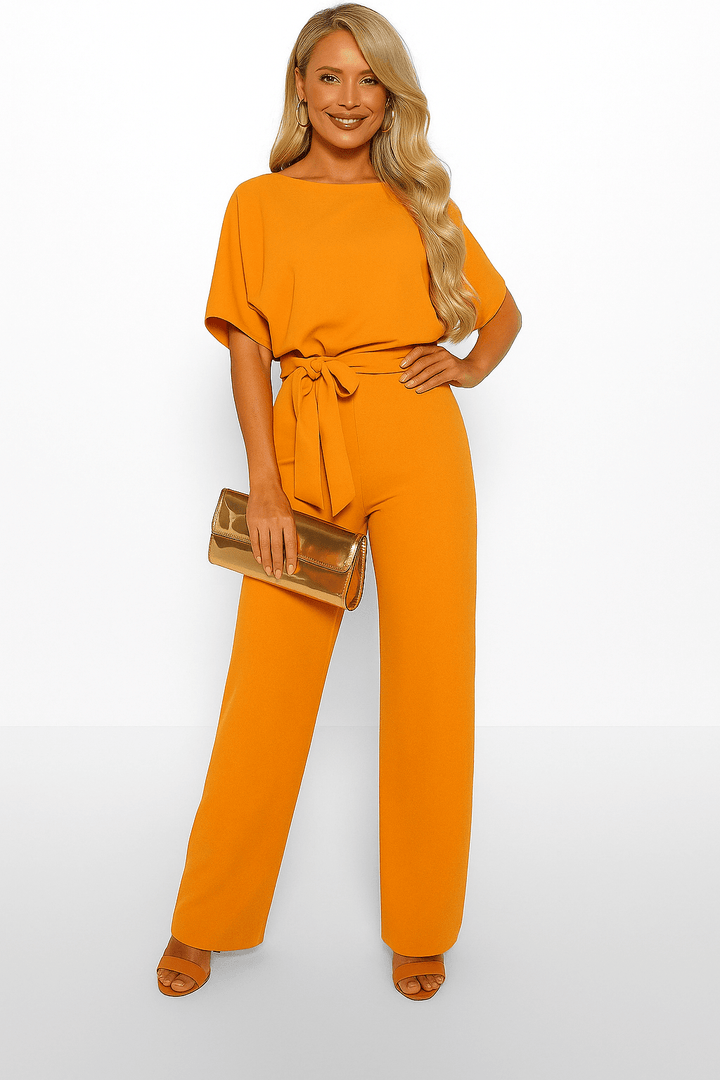 Elegant Jumpsuit För Kvinnor Med Justerbar Midja | Mångsidig Outfit För Stilfulla Tillfällen 10