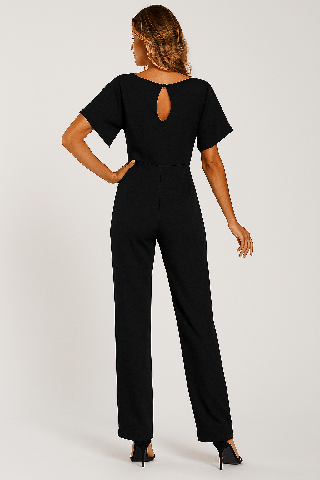Elegant Jumpsuit För Kvinnor Med Justerbar Midja | Mångsidig Outfit För Stilfulla Tillfällen 3