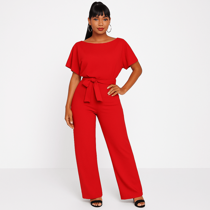 Elegant Jumpsuit För Kvinnor Med Justerbar Midja | Mångsidig Outfit För Stilfulla Tillfällen 9