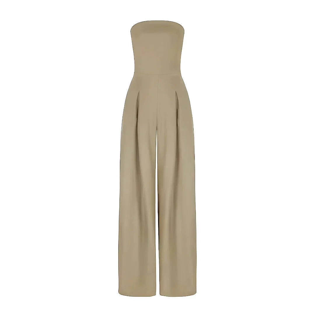 Elegant Jumpsuit | Axelbandslös Midjeskulpterande Design för Sofistikerad Look 7