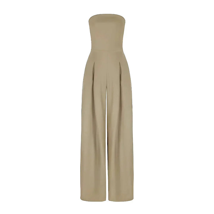 Elegant Jumpsuit | Axelbandslös Midjeskulpterande Design för Sofistikerad Look 7