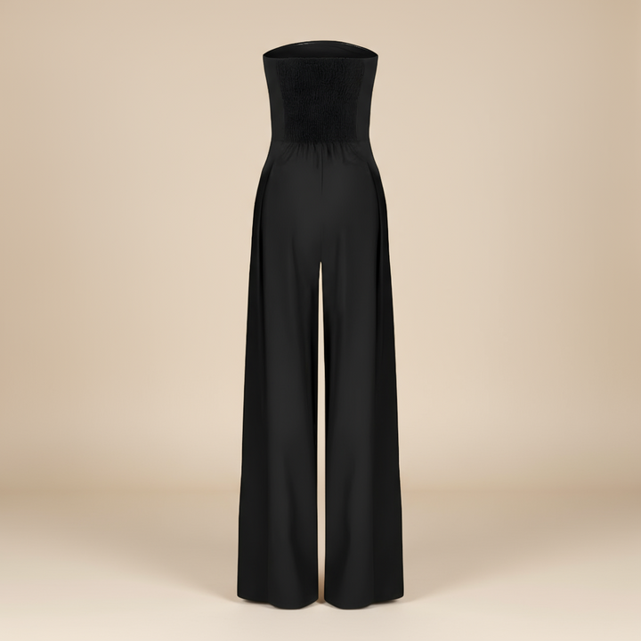 Elegant Jumpsuit för Kvinnor | Axelbandslös Design med Vida Ben | Perfekt för Formella Evenemang 3