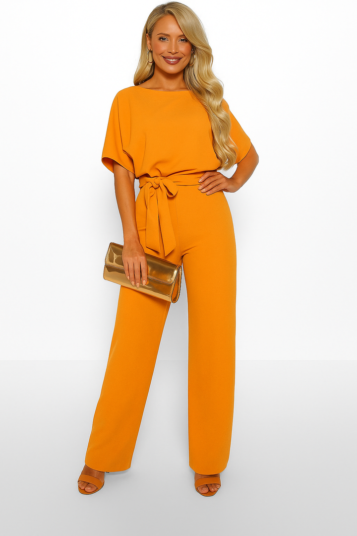 Elegant Jumpsuit för Kvinnor med Justerbart Knytband | Perfekt för Dags- och Kvällsevenemang 10