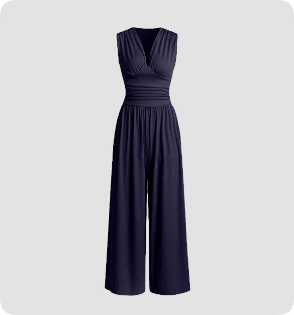 Elegant Jumpsuit för Kvinnor med Smickrande Passform | Ärmlös Design för Stil och Komfort 0
