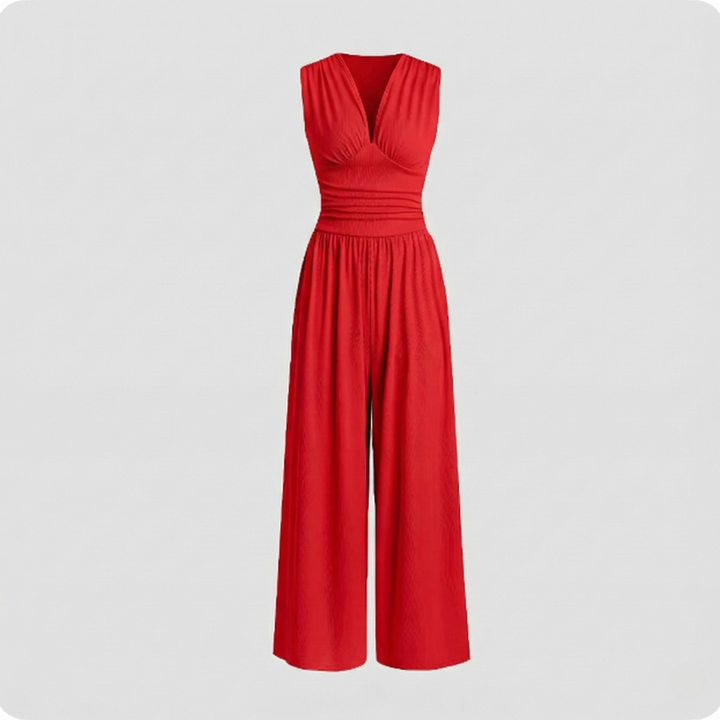 Elegant Jumpsuit för Kvinnor med Smickrande Passform | Ärmlös Design för Stil och Komfort 1