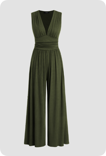 Elegant Jumpsuit för Kvinnor med Smickrande Passform | Ärmlös Design för Stil och Komfort 2