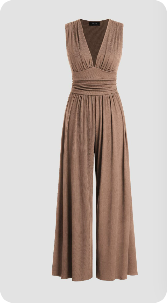 Elegant Jumpsuit för Kvinnor med Smickrande Passform | Ärmlös Design för Stil och Komfort 3