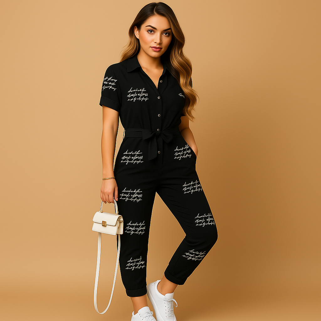 Elegant Jumpsuit med Knappdetaljer för Kvinnor | Mångsidig Design för Vardagselegans 4