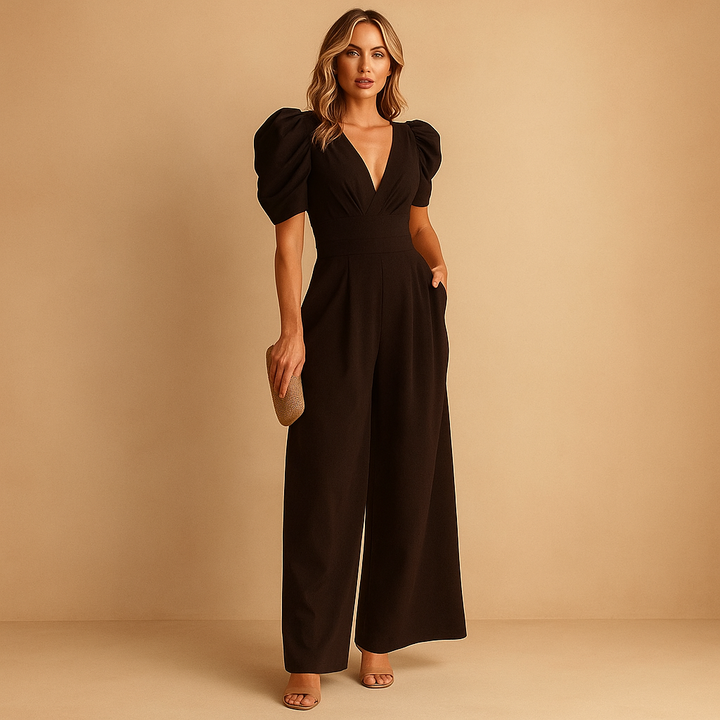 Elegant Jumpsuit med Skräddarsydd Passform och Flytande Finish | Perfekt för Formella Evenemang 1