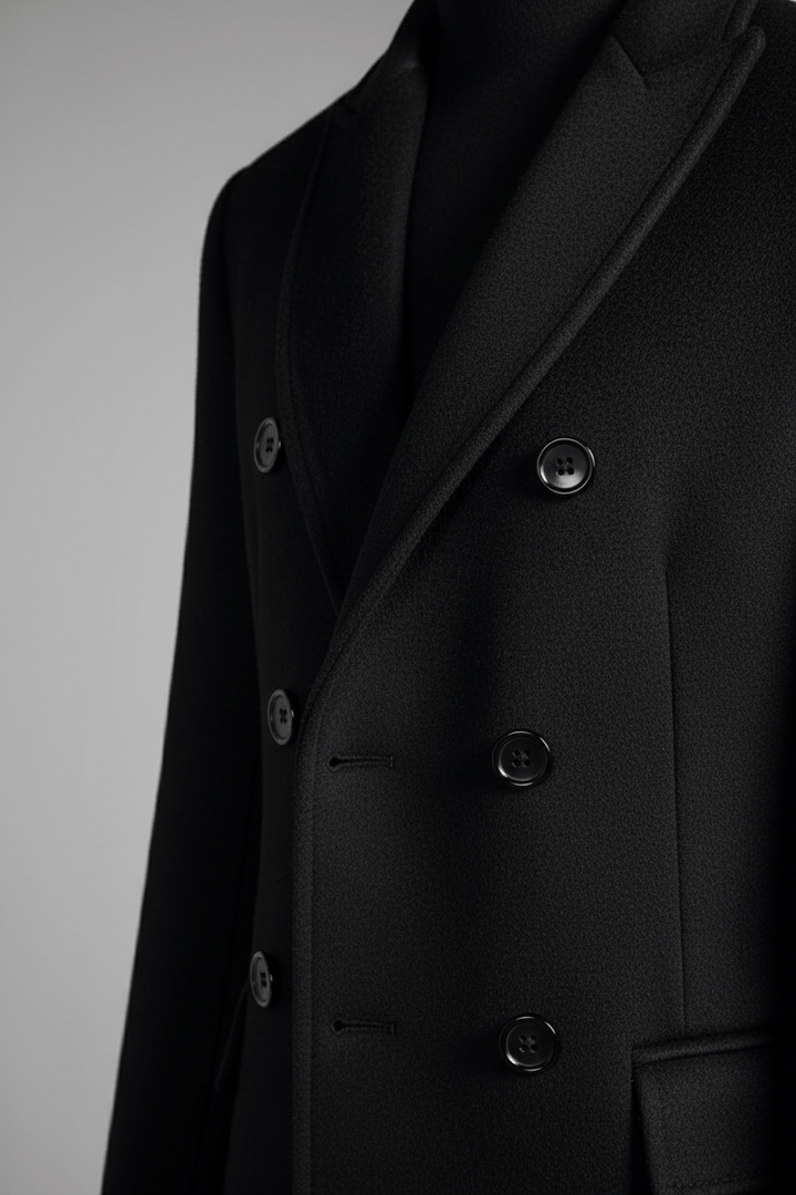 Elegant Kappa för Män | Dubbelknäppt Design med Hållbar Polyester för Mångsidighet 3