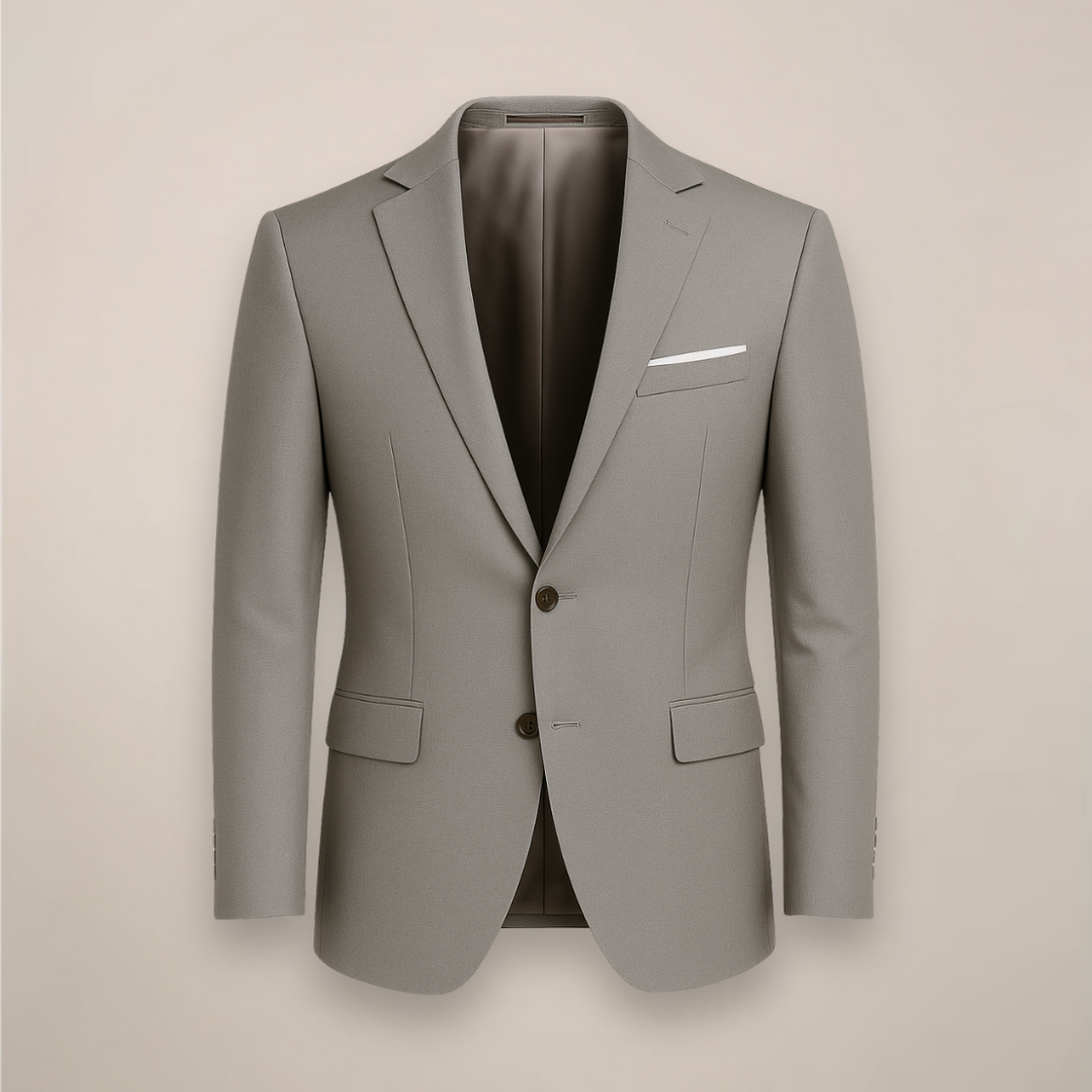 Elegant Kavaj | Slim Fit Formell Kavaj med Enkelknäppt Design | Mångsidig Kavaj för Affärsmöten och Fester 1