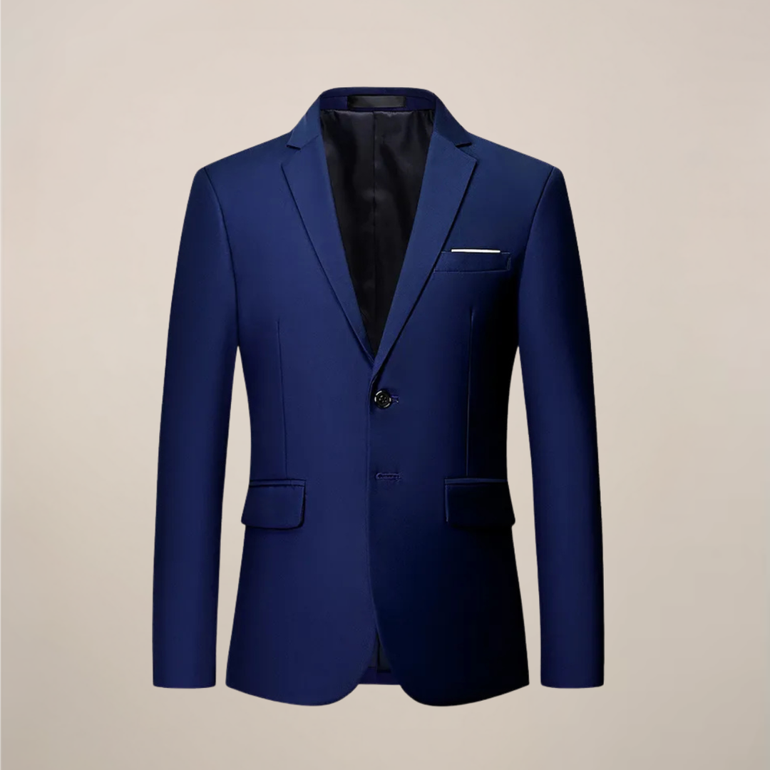 Elegant Kavaj | Slim Fit Formell Kavaj med Enkelknäppt Design | Mångsidig Kavaj för Affärsmöten och Fester 3