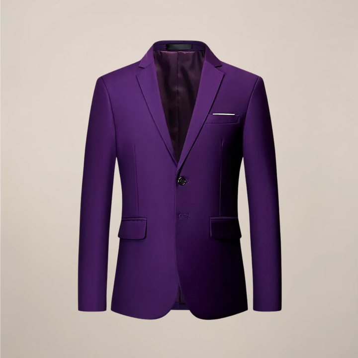 Elegant Kavaj | Slim Fit Formell Kavaj med Enkelknäppt Design | Mångsidig Kavaj för Affärsmöten och Fester 4