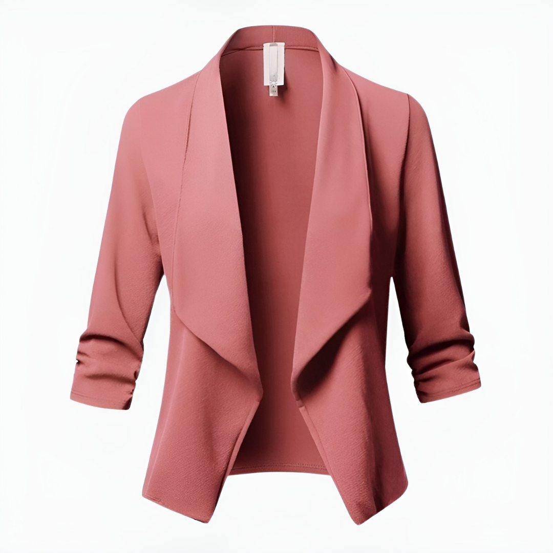 Elegant Kavaj för Kvinnor | Slim Fit Långärmad Kavaj med Tidlös Design | Mångsidig Styling för Professionella Tillfällen 1
