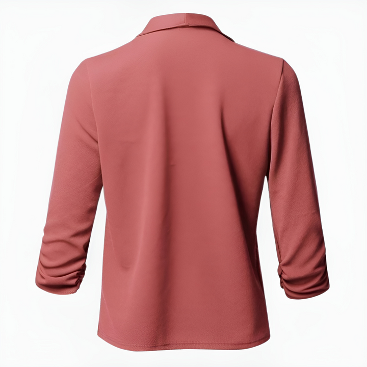 Elegant Kavaj för Kvinnor | Slim Fit Långärmad Kavaj med Tidlös Design | Mångsidig Styling för Professionella Tillfällen 2