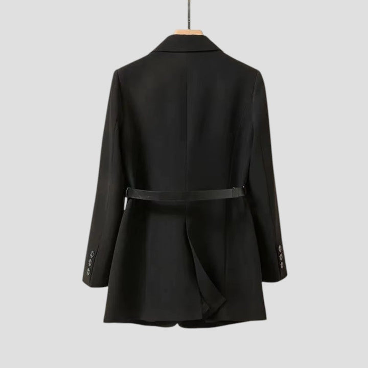 Elegant Kavajjacka Dam | Skräddarsydd Design med Bältesdetalj | Perfekt för Professionella Tillfällen 2