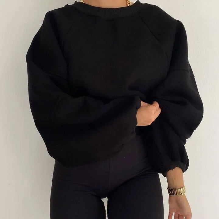 Elegant Lindex | Stickad Dam Tröja med Rund Hals och Mjuk Känsla | Perfekt för Vardagsstil 2