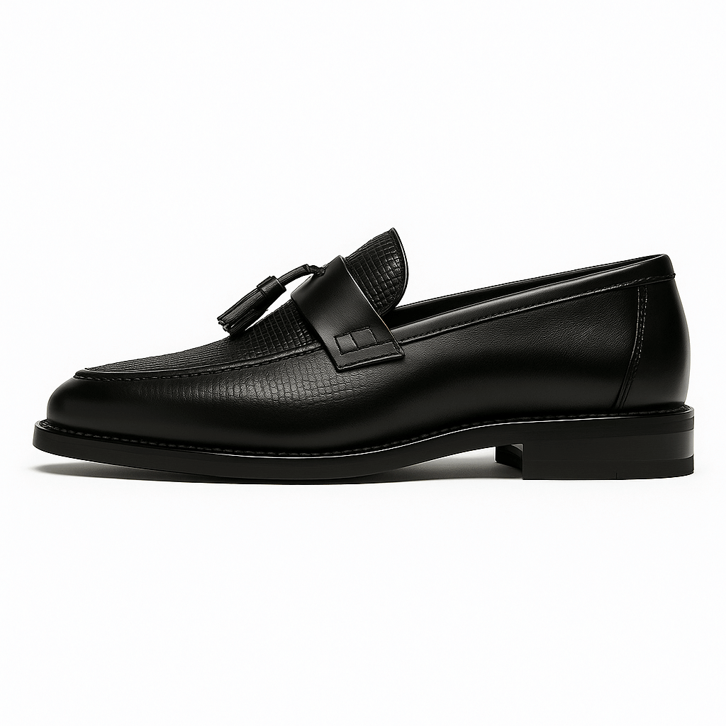 Elegant Loafers Män | Vävda Tofs Loafers med Klassisk Design | Mångsidiga Skor för Formell och Casual Stil 1