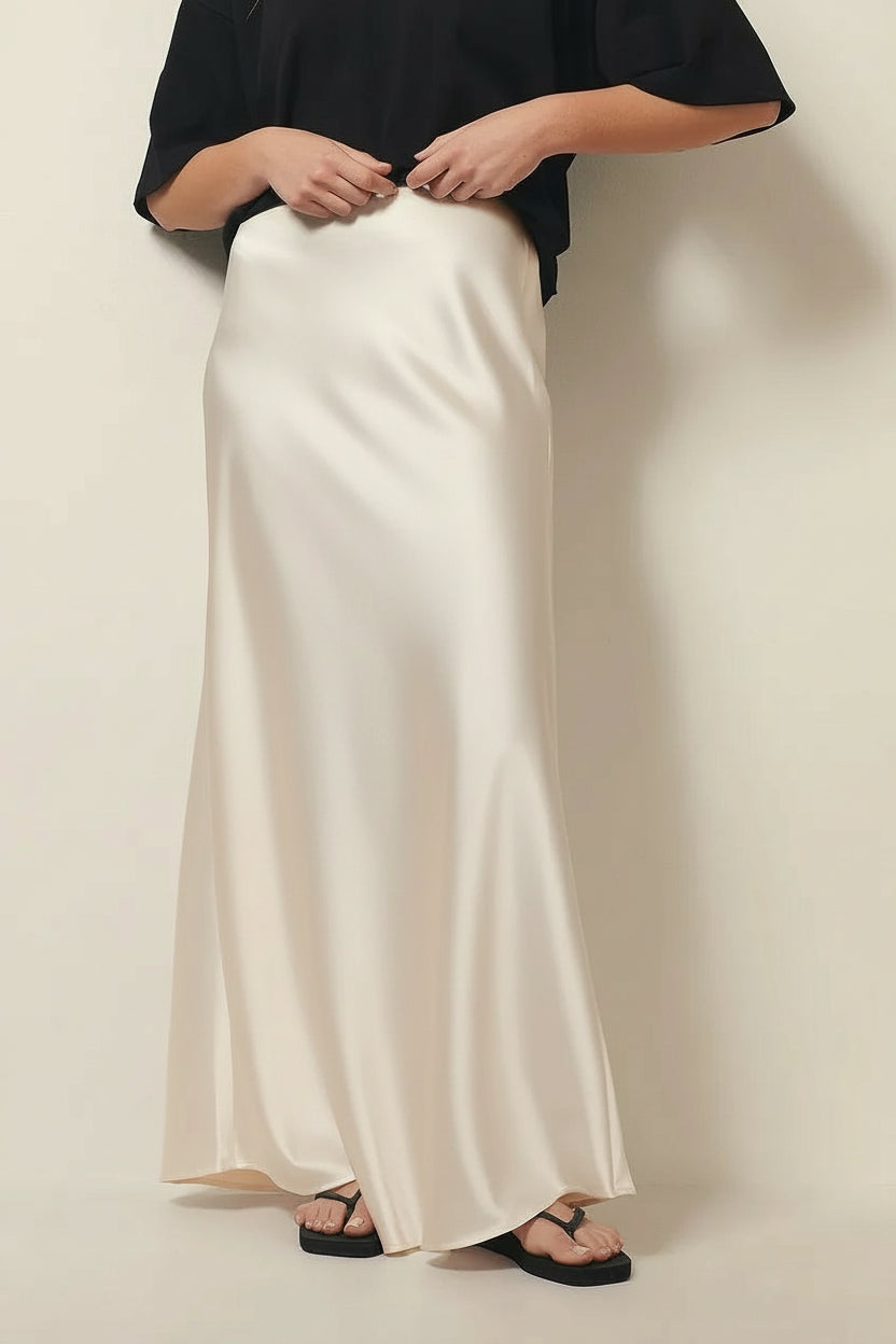 Elegant Maxikjol för Kvinnor med Flytande Drapering | Perfekt för Formella Evenemang 6