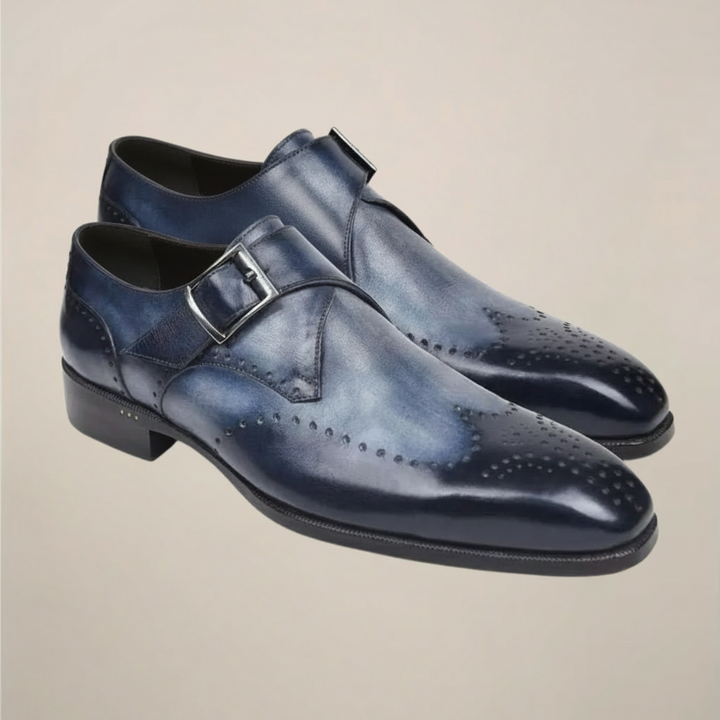 Elegant Monk Strap Dress Shoes för Män med Polerat Spänne | Klassisk Design för Formell Stil 1