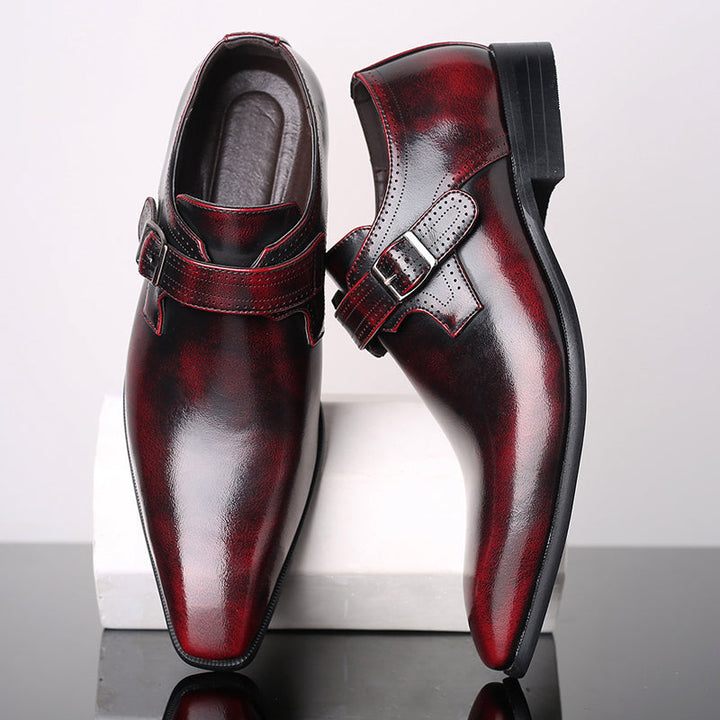 Elegant Monk Strap Skor för Män med Polerad Finish | Tidlös Design för Formella Tillfällen 1
