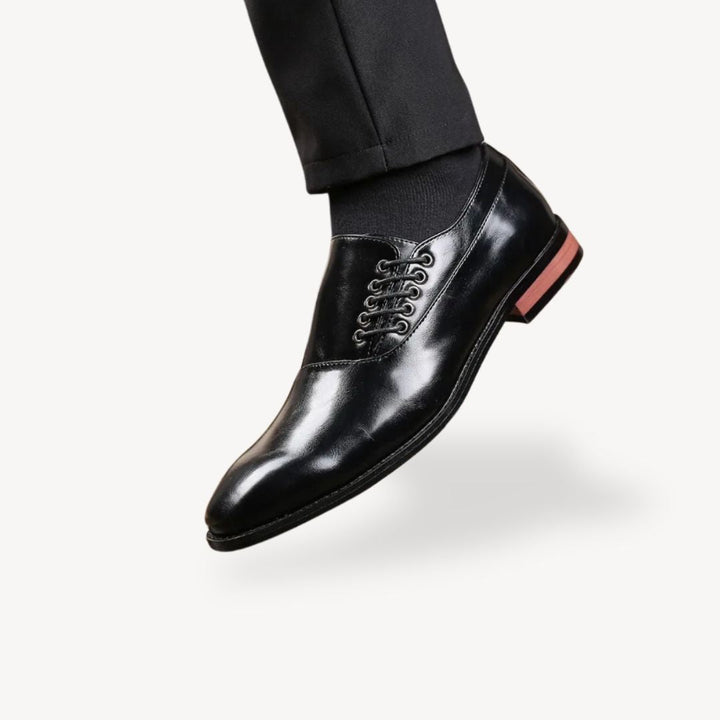 Elegant Oxford-skor för män med spetsad tå och snörning | Tidlös stil för formella tillfällen 1
