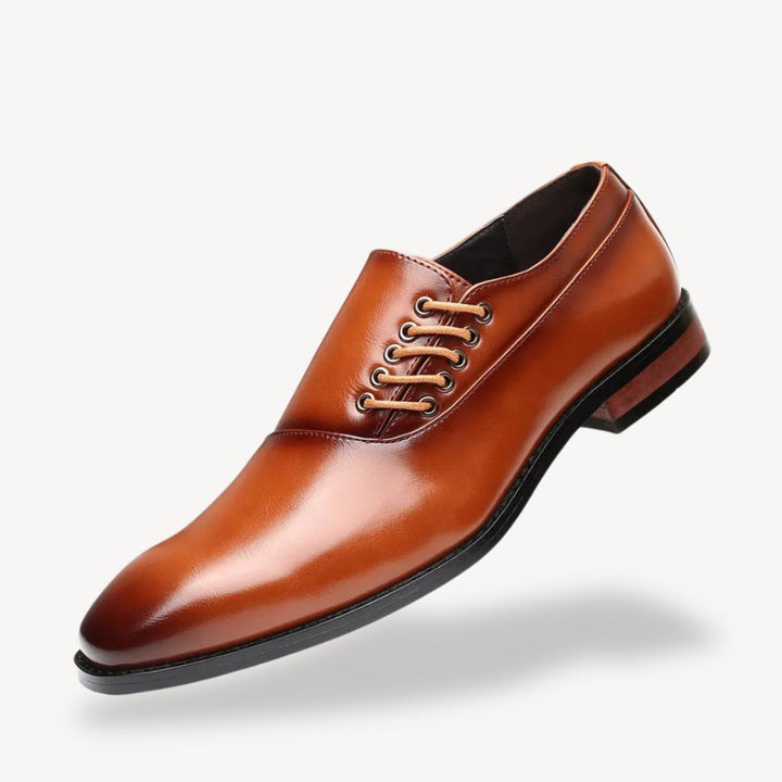 Elegant Oxford-skor för män med spetsad tå och snörning | Tidlös stil för formella tillfällen 3