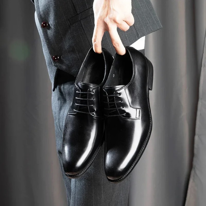 Elegant Oxford Skor för Män med Snörning | Tidlös Design för Formella Tillfällen 0