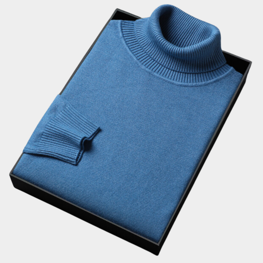 Elegant Pikétröja för Män med Rullhals ? Minimalistisk Design för Stiliga Tillfällen 0