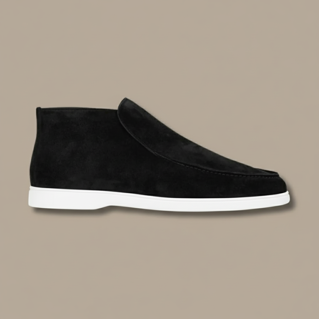Elegant Slip-On Ankel Loafer för Män med Kontrastsula | Komfortabel Design för Smart Casual Stil 1