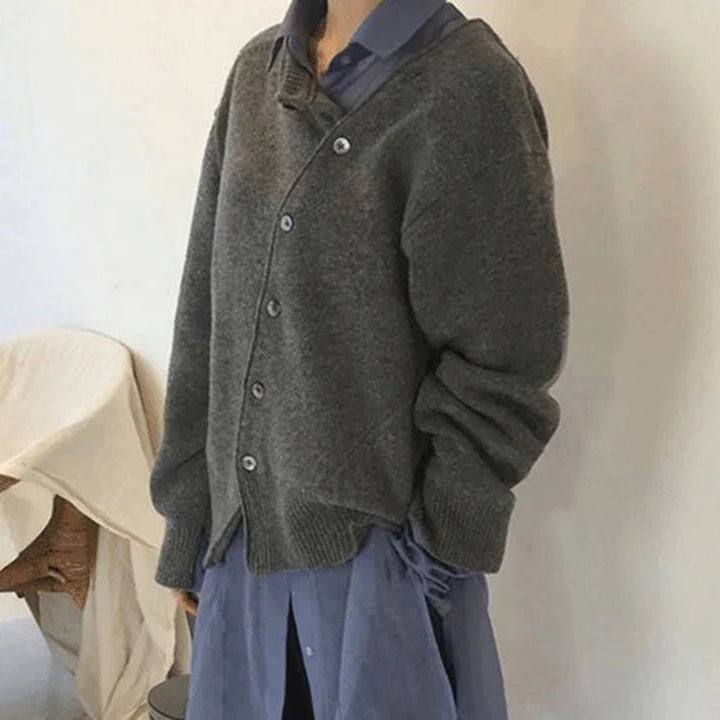 Elegant Stickad Kofta | Lång Cardigan Dam med Överdimensionerad Design | Exceptionell Värme och Komfort för Alla Tillfällen 2