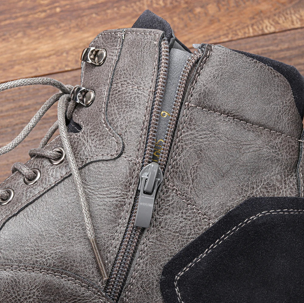 Elegant Stövlar för Män | Snörning och Cap Toe Design för Komfort 3