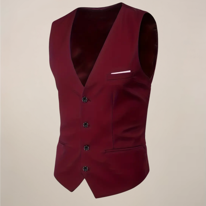 Elegant Tredelad Kostym Herr med Slim Fit Design | Perfekt för Bröllop och Formella Evenemang 2
